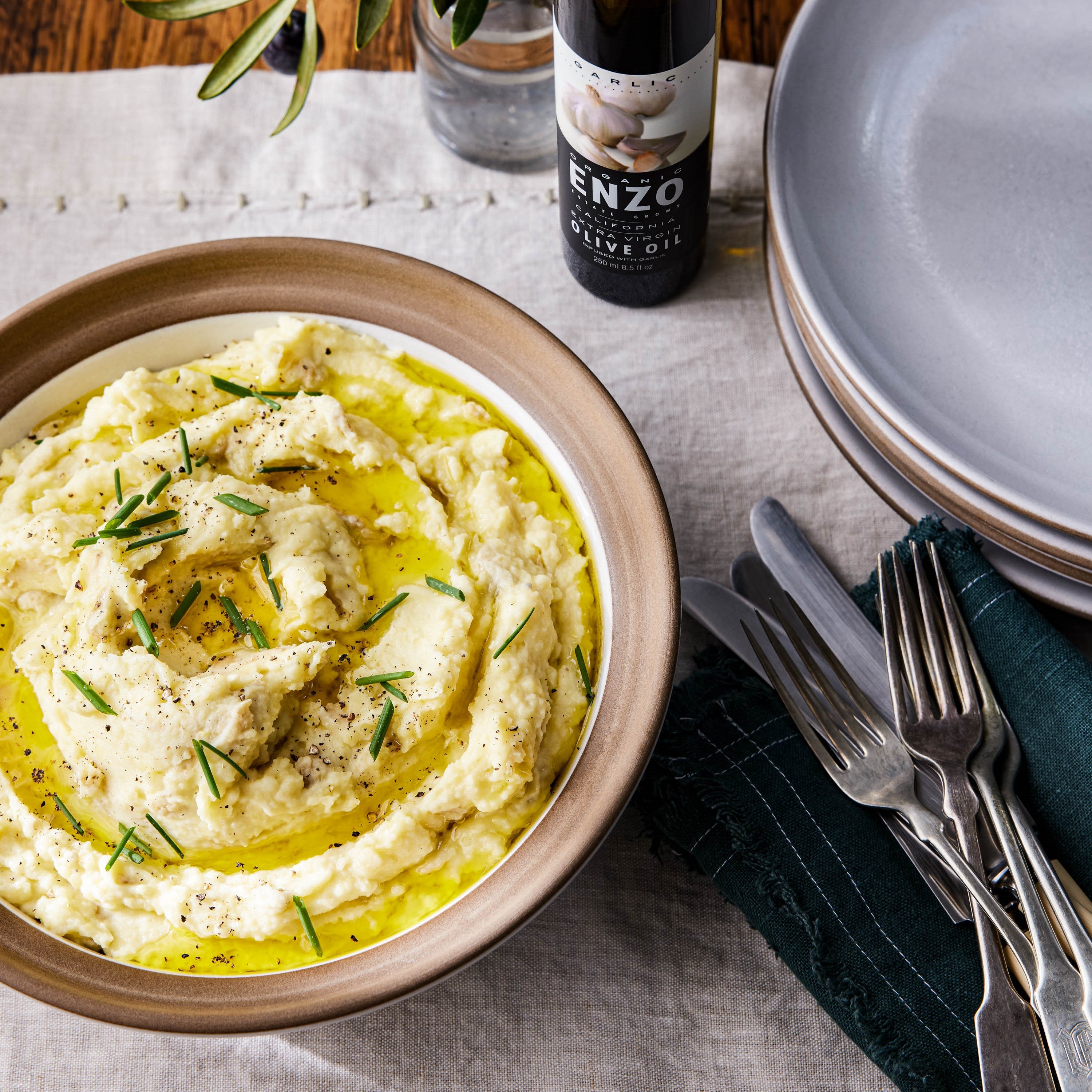 Organic Garlic Infused Olive Oil