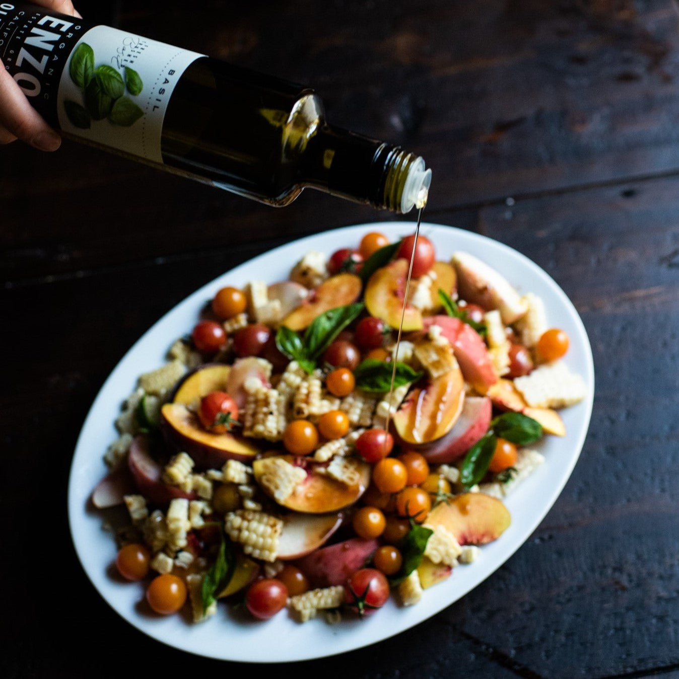 Organic Basil Crush Olive Oil