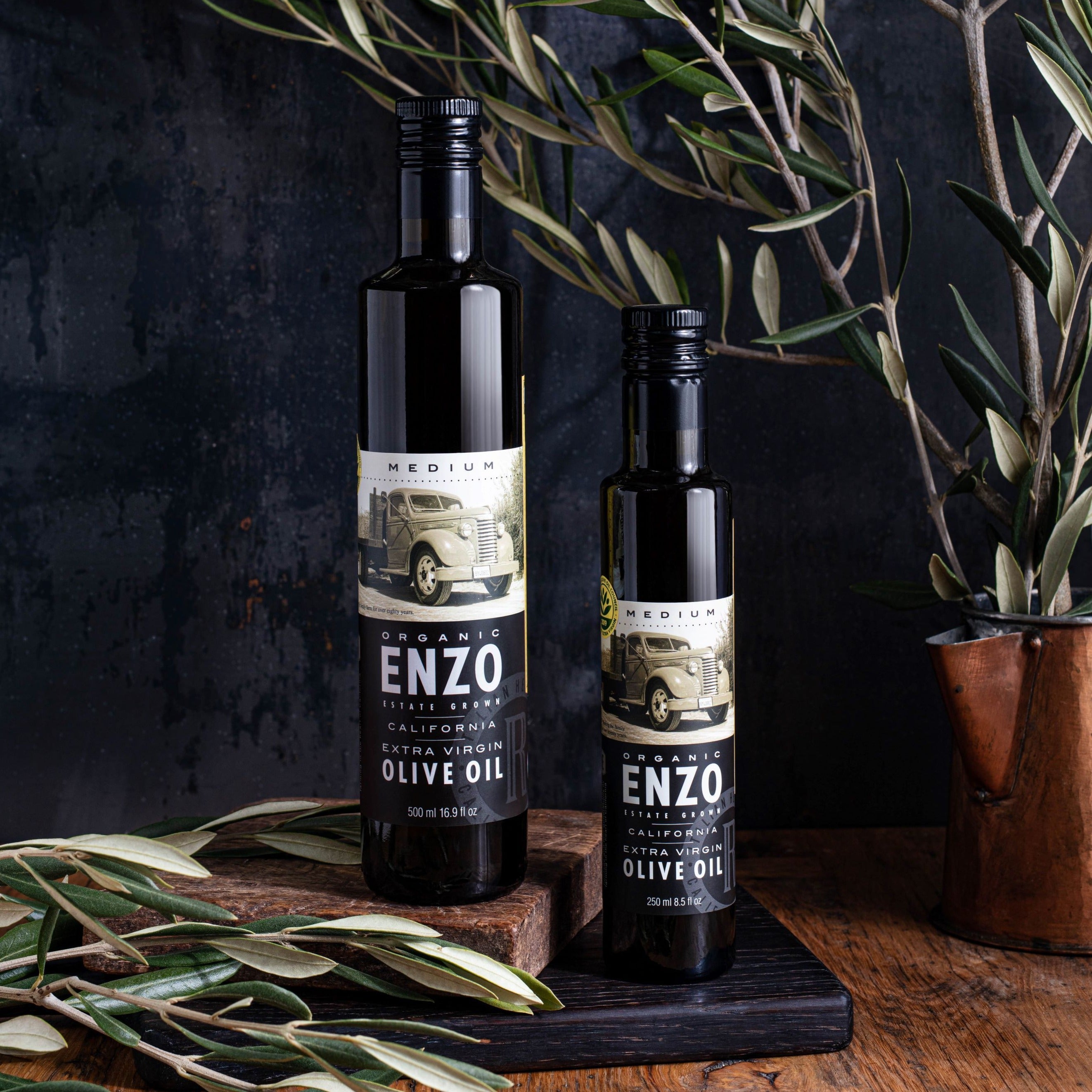 Organic Extra Virgin Olive Oil - Medium