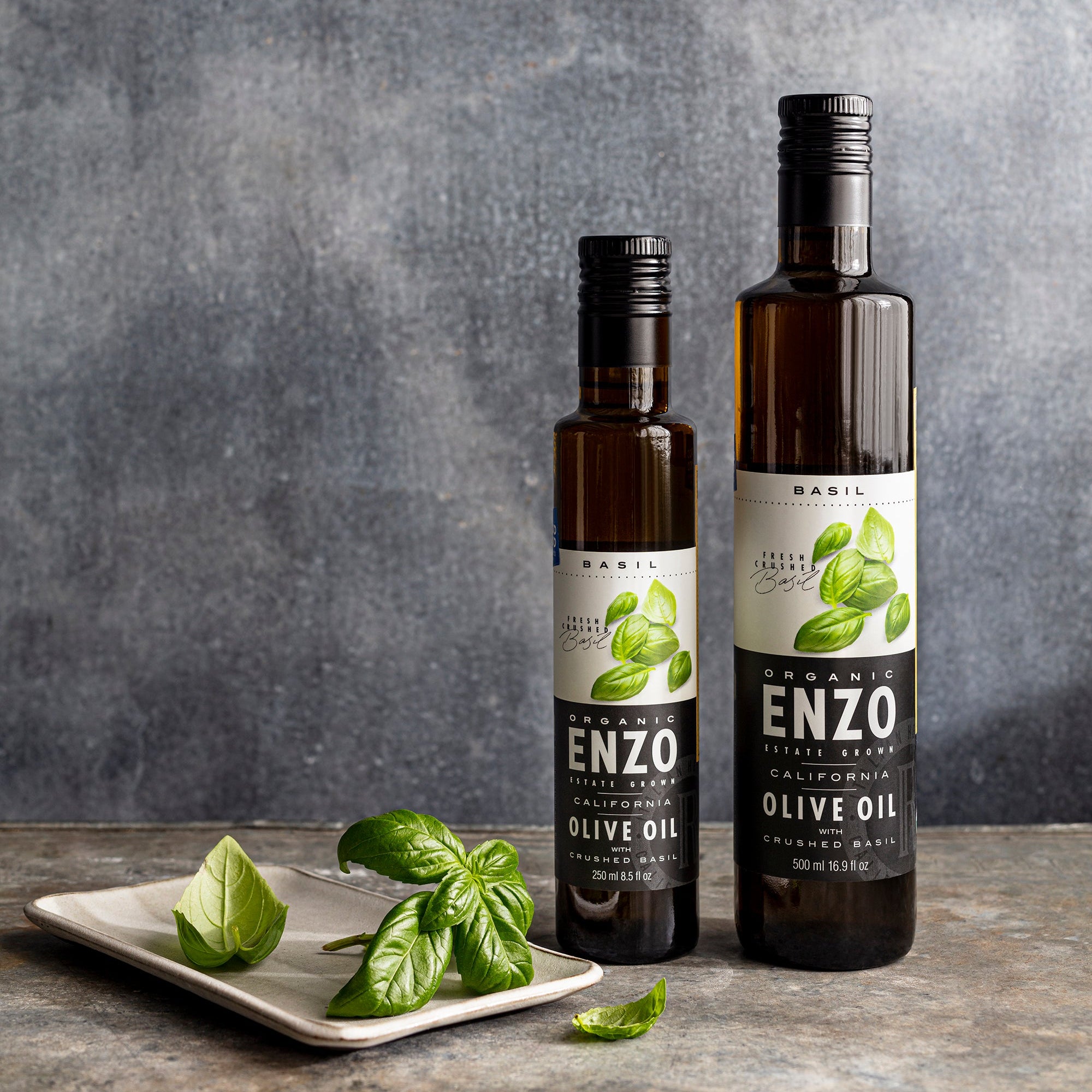 Organic Basil Crush Olive Oil