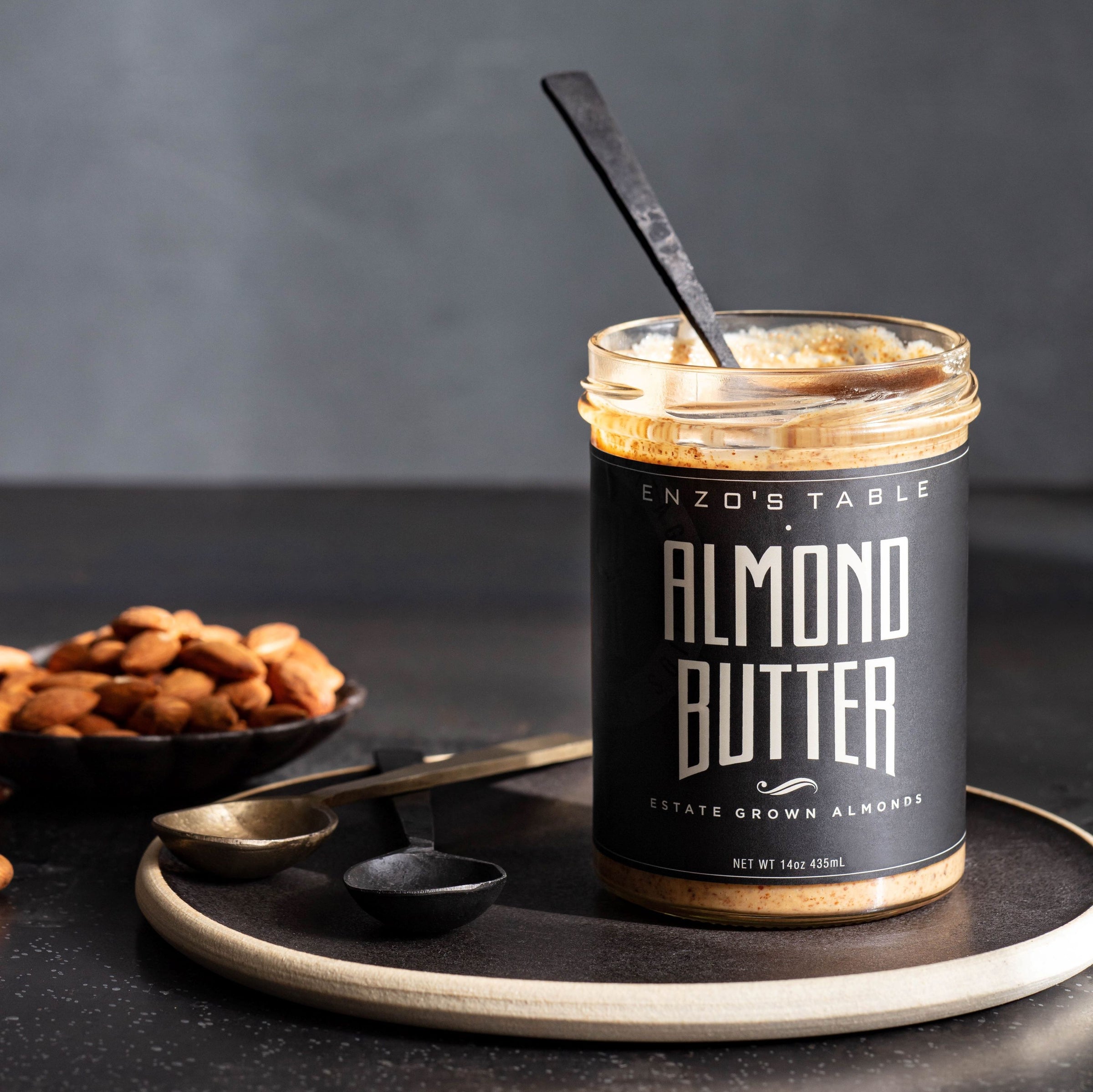 Estate-Grown, Handcrafted Almond Butter